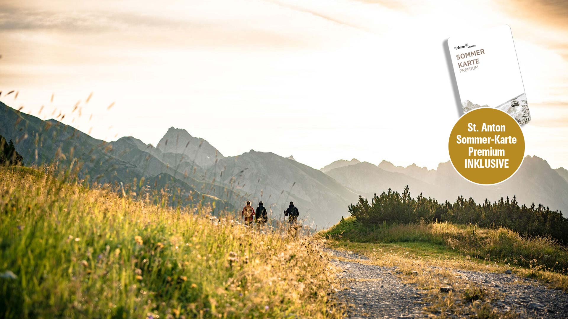 Wandern mit der St. Anton Sommer-Karte Premium in St. Anton